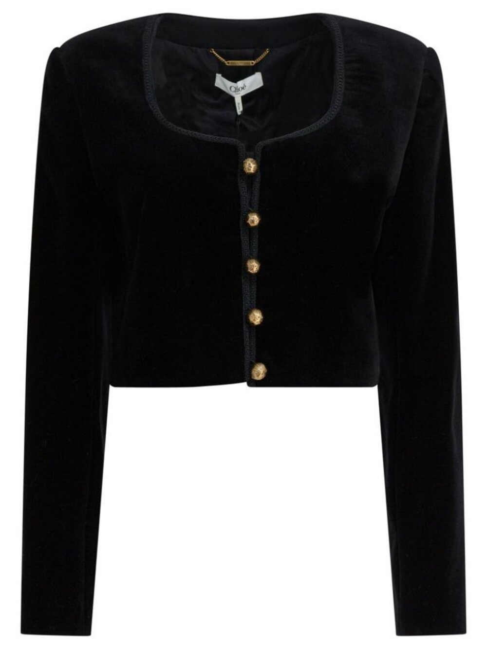 Chloé Cropped Jacket With Buttons Tag Size 40 Women